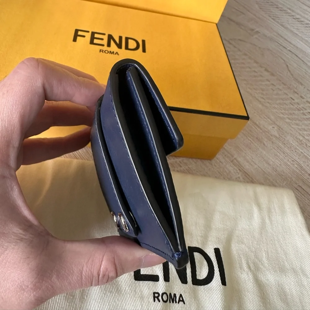 FENDI Blue Wallet - Cardholder - Picture 10 of 11